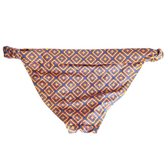 Koral Swimwear Multicolor Halter Bandeau Matching Bikini Set L/M Retro 70s - Picture 11 of 11